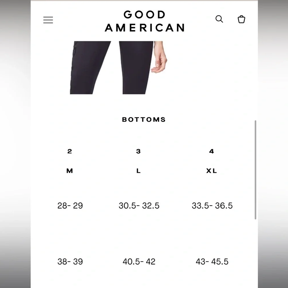 Good American Icon core Leggings Heather Gray size 3 - Picture 13 of 13